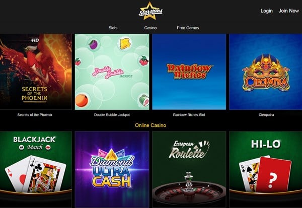 Star Spins Casino Review